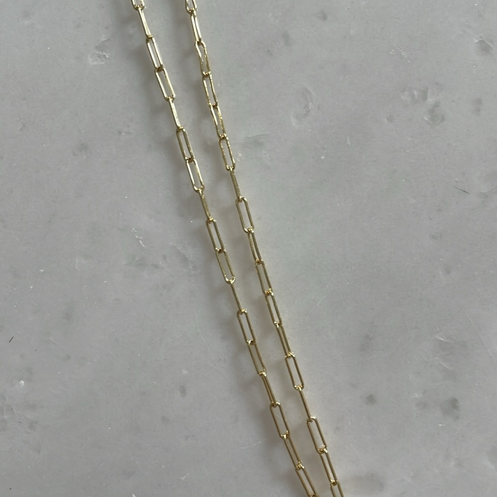 + ADORNIA + Horseshoe Pendant Paper Clip  Chain Necklace - Picture 5 of 6